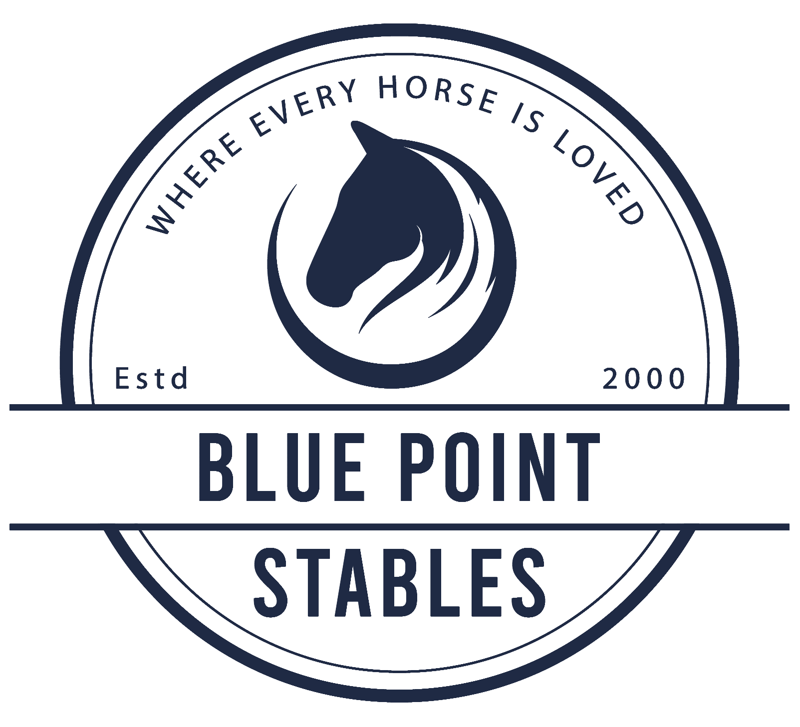 Blue Point Stables Logo